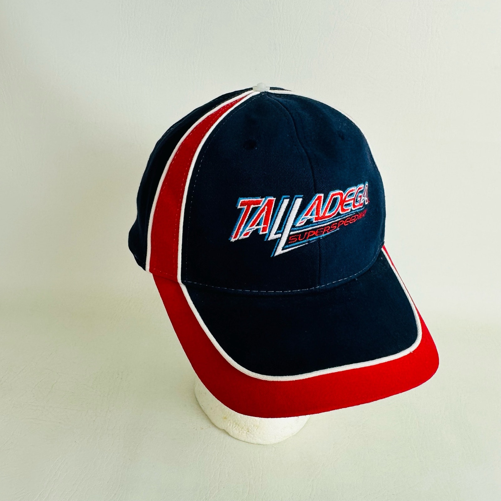 Isc Motorsports Talladega Nascar Blue Truckers Hat Baseball Cap Collectible